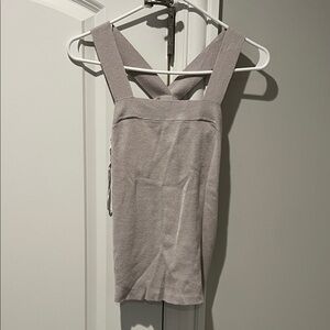 LOFT Light Gray Knit Top